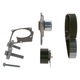 Set pompa apa si curea distributie DACIA LOGAN Pickup (US_) 1.5 dCi 75 CP din 2010, Bosch, 4x Stickere auto cu DACIA