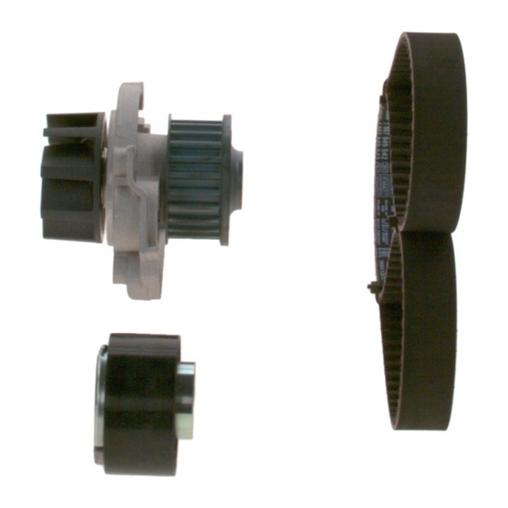 Set curea distributie cu pompa apa Bosch pentru Audi A6 C7 3.0D 09.14-09.18, 124 dinti, 22mm latime, 992mm lungime