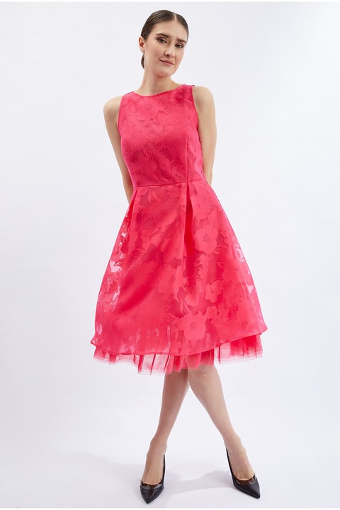 Orsay, Rochie de dantela cu tul, Roz aprins