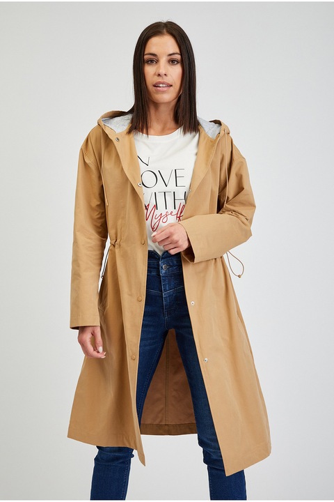 Orsay, Jacheta parka lunga, Bej inchis