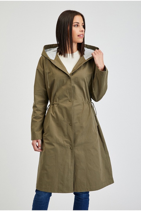 Orsay, Jacheta parka lunga, Verde inchis