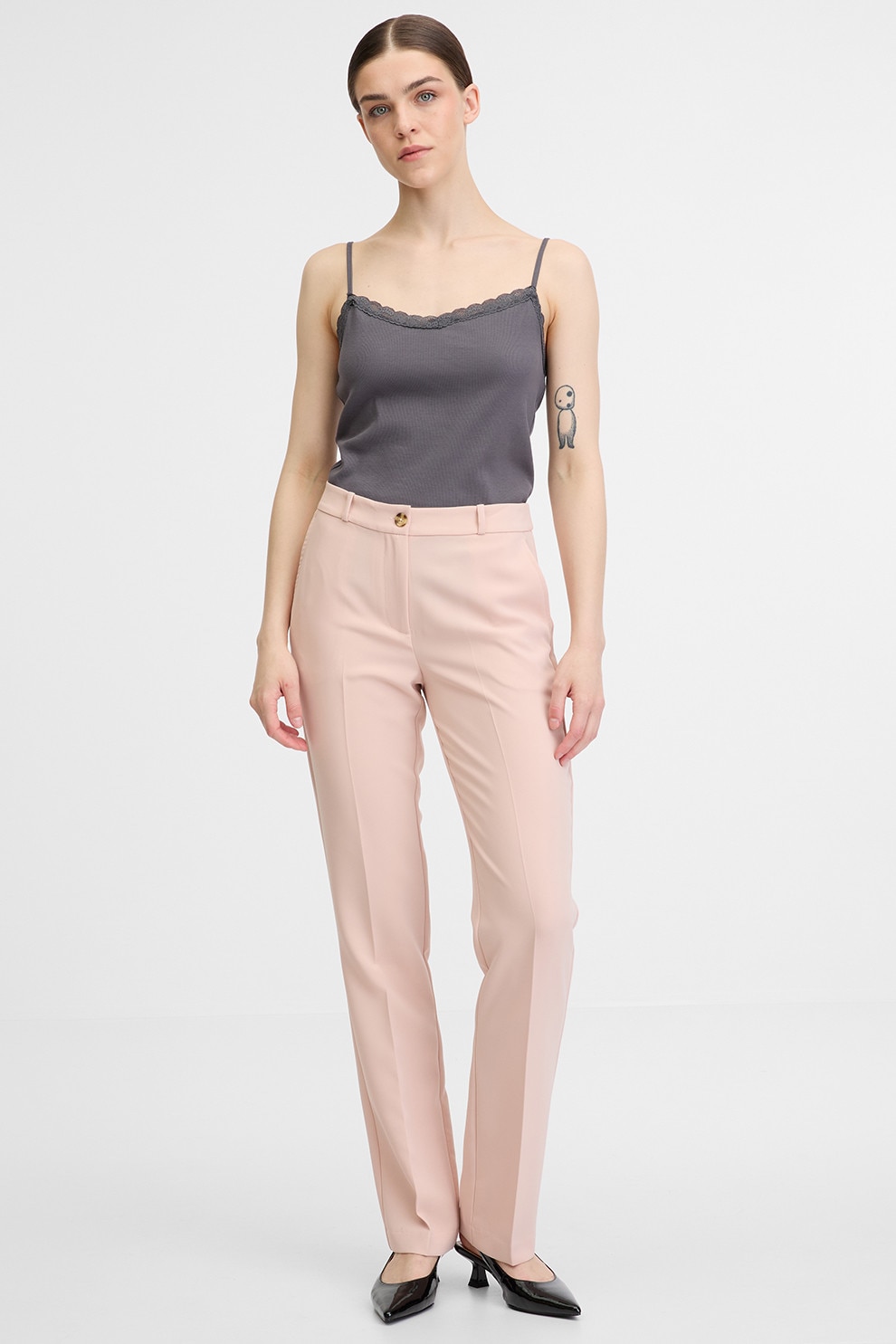 Color Roz Prafuit Orsay, Sacou regular fit, Roz prafuit, 34 - eMAG.ro