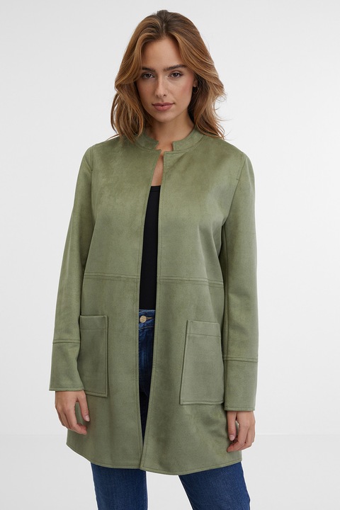 Orsay, Jacheta uni cu buzunare laterale, Verde