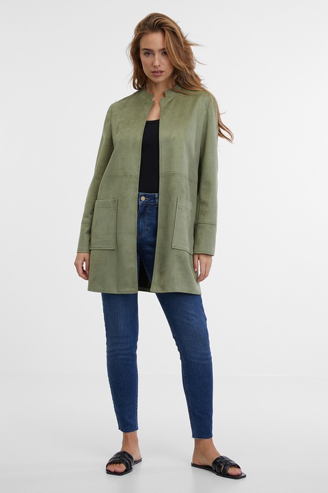 Orsay, Jacheta uni cu buzunare laterale, Verde