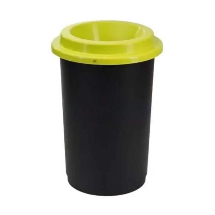 Cos gunoi colectare selectiva 50L, Verde