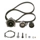 Set pompa apa si curea distributie OPEL ASTRA H (A04) 1.9 CDTI (L48) 150 CP din 2004 - 2010, Bosch, 4x Stickere auto cu OPEL