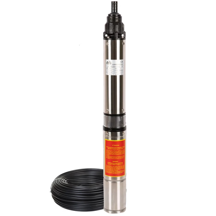 Pompa pentru adancime Wertcraft AGR QJD, 1.5 KW, 120m refulare, 5 mc/h