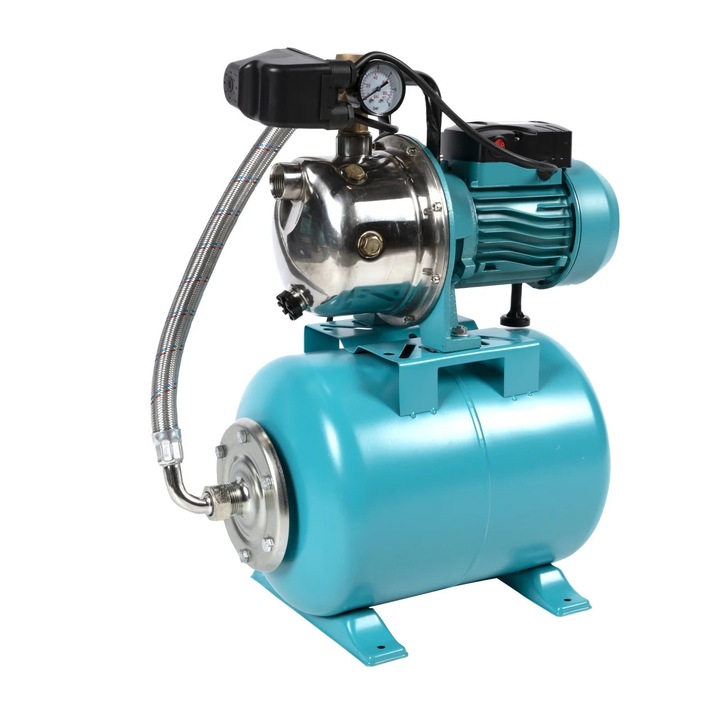 Hidrofor Wertcraft AGR JS1100+50L, 750 W, Refulare 42m, Aspirare 9m, 3000 L/h, Racorduri 1"