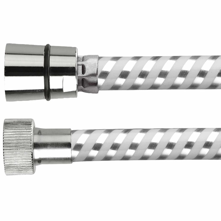 Furtun dus Remer 332CN200, biflex, 2 m, cromat sidefat