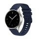 3 db szilikon szíj szett, kompatibilis Samsung Galaxy Watch 4/5/6/7/FE, Huawei Watch GT2/GT3 42mm, Amazfit Bip GTR 42mm, GTS 2 / 3 / 4 / Mini, Garmin Forerunner 165/245/55/645, Venu/SQ, Vivoactive 3/5/Music, 20mm, Szürke, Sötétkék, Fekete