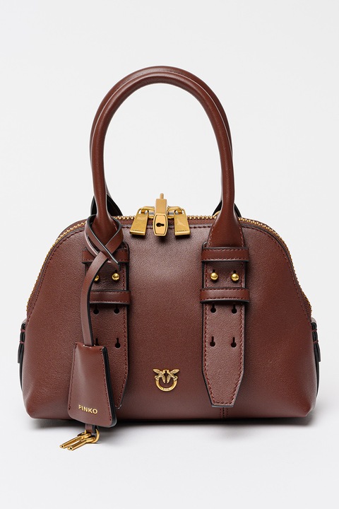 Pinko, Geanta bowler de piele, Maro Siena