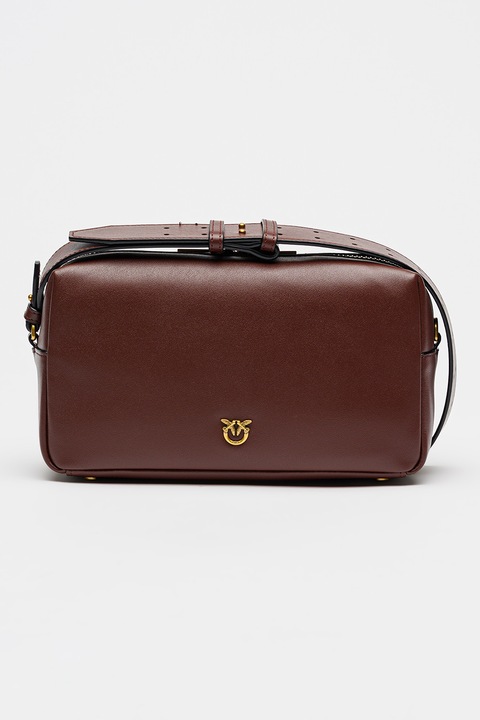 Pinko, Keresztpántos bőrtáska, Vintage piros