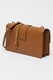 Pinko, Geanta crossbody din piele Love One, Caramel