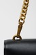 Pinko, Geanta crossbody din piele Love One, Negru