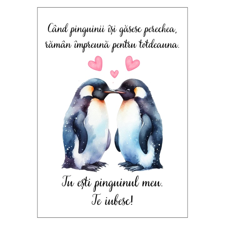 Felicitare 13x18 cm cu plic pentru sot/iubit, model 2