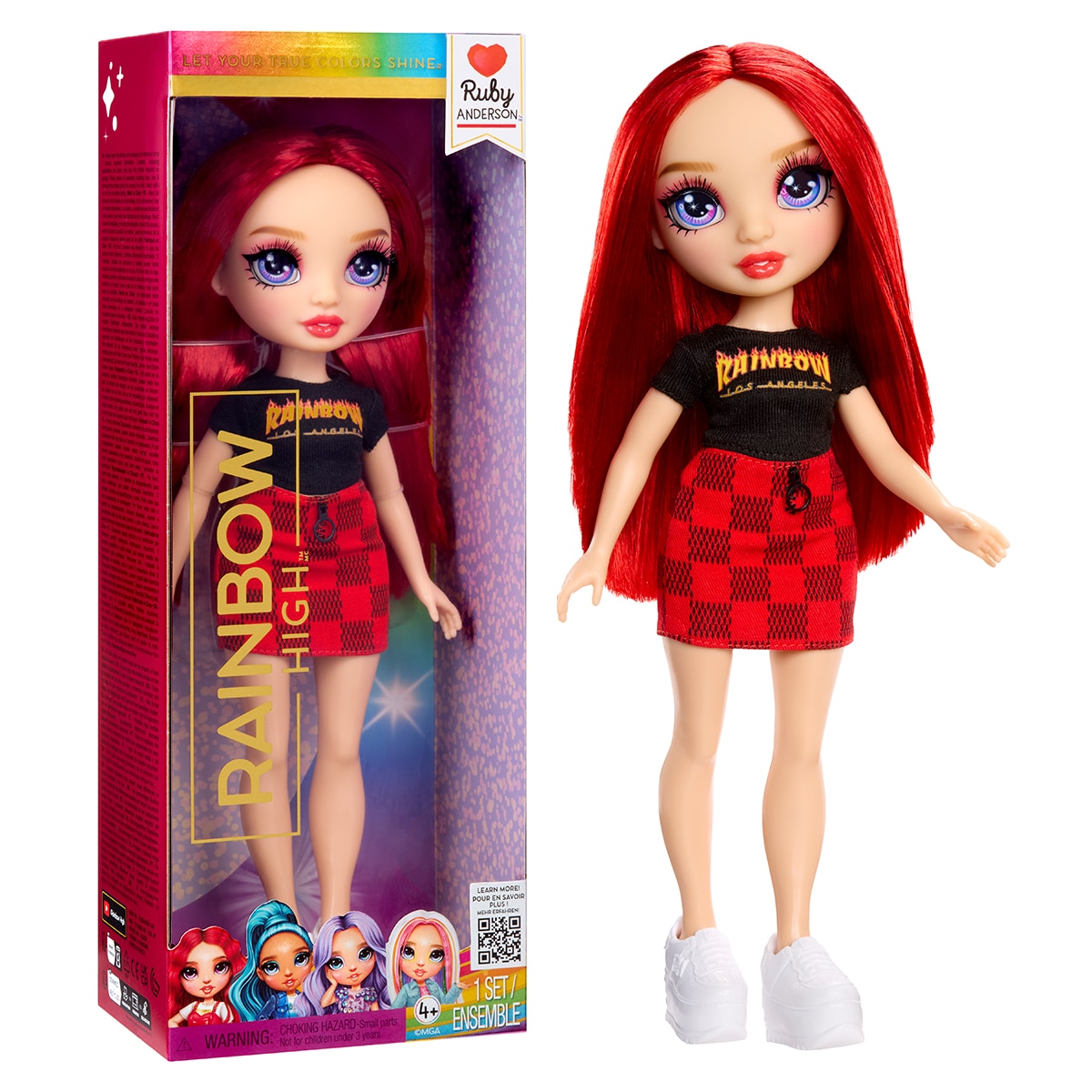 Papusa Ruby Anderson Rainbow High seria OPP - eMAG.ro
