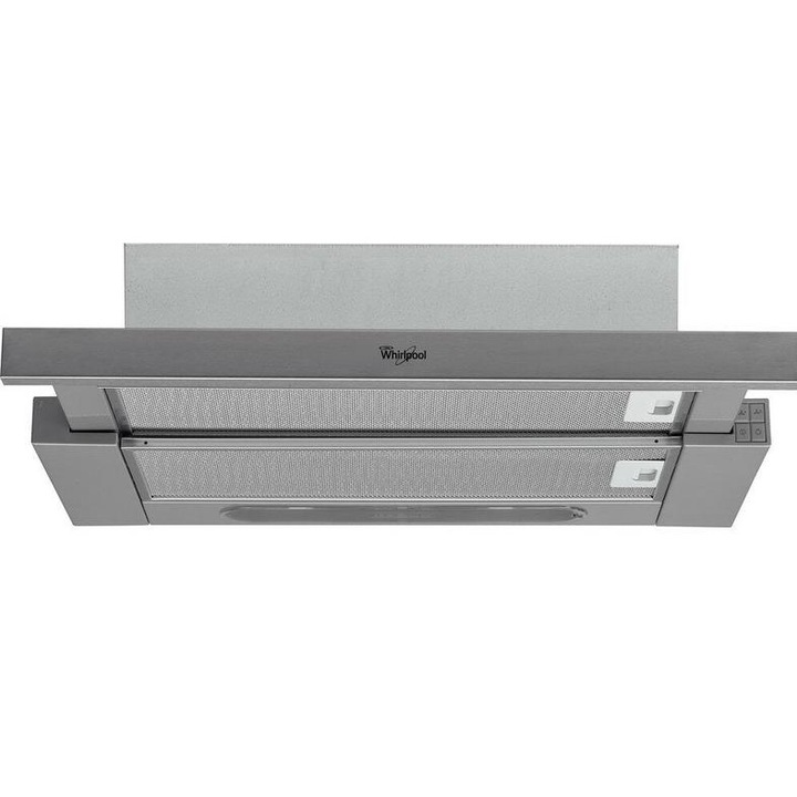 Hota Whirlpool, model AKR63901IX, 60cm, 3 viteze, iluminare LED, 304 m3/h