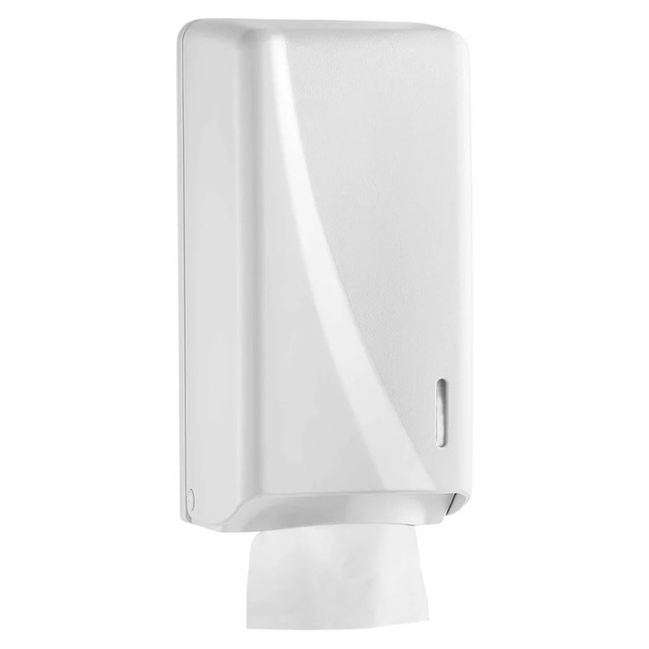 Műanyag adagoló hajtogatott, ömlesztett toalettpapírhoz, 500 lapos