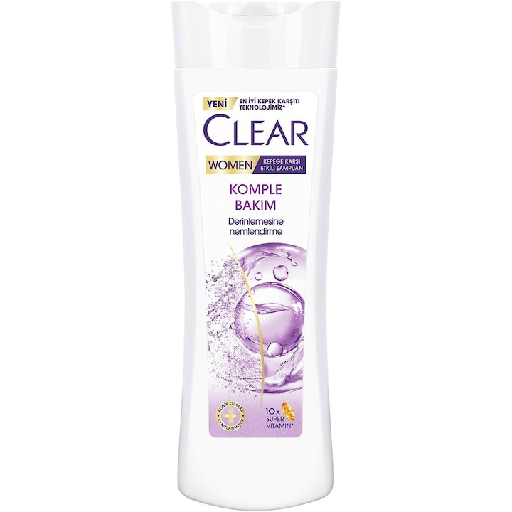 Sampon anti-matreata CLEAR Women Complete Care 350ml