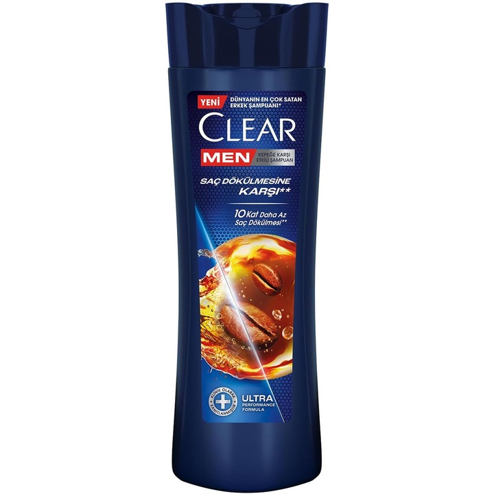 CLEAR Men Sampon pentru matreata cu boabe de cafea 350 ml