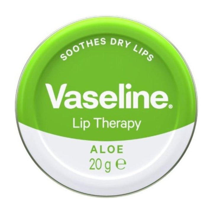 Balsam de Buze, Vaseline, Aloe Lip Therapy, Aloe Vera, Calmare si hidratare, 20 g