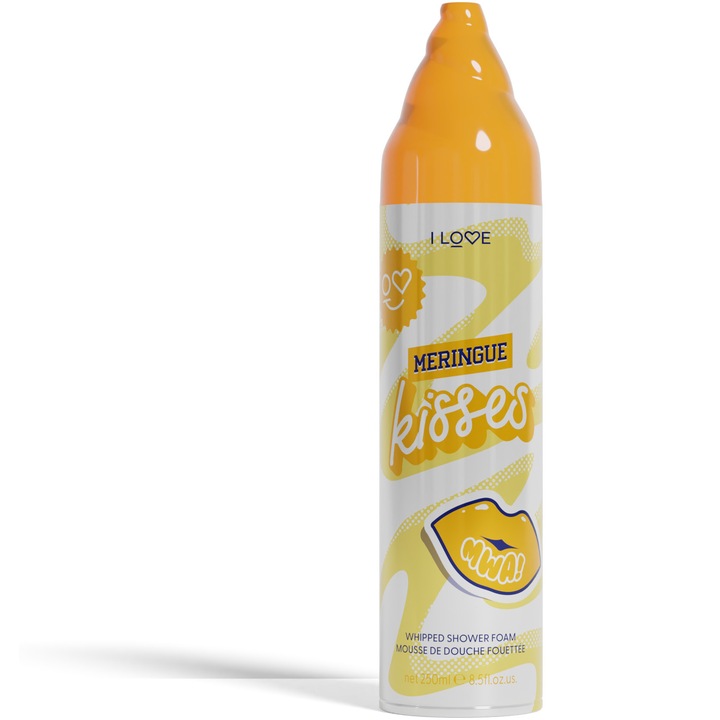 I LOVE Meringue Kisses tusfürdő hab, 250 ml