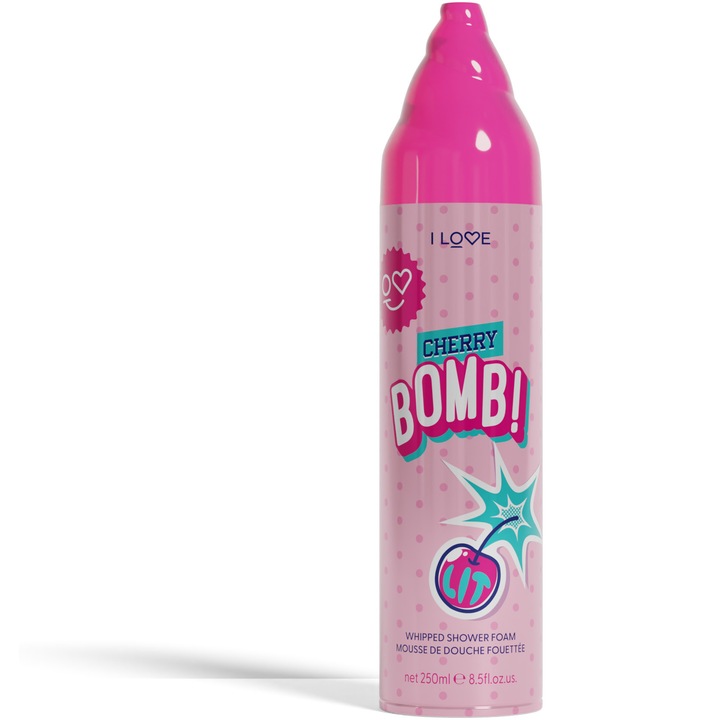 I LOVE Cherry Bomb tusfürdő hab, 250 ml
