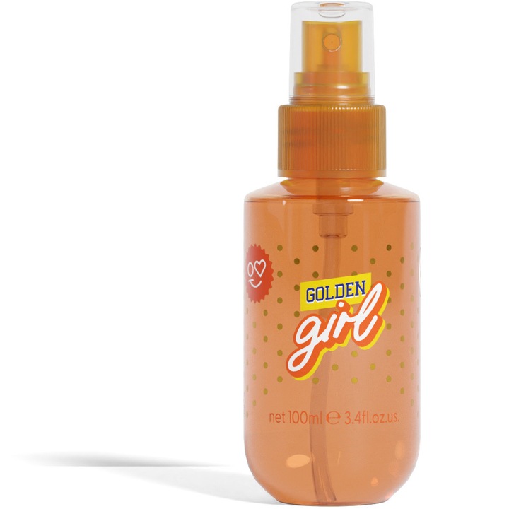 Spray de corp Golden Girl, 100 ml, I LOVE