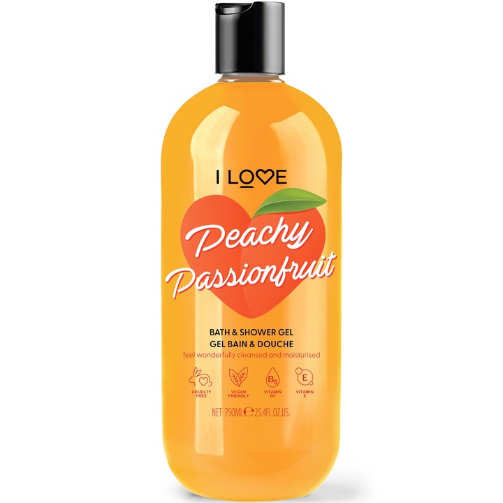 I LOVE Peachy Passionfruit tusfürdő, 750 ml