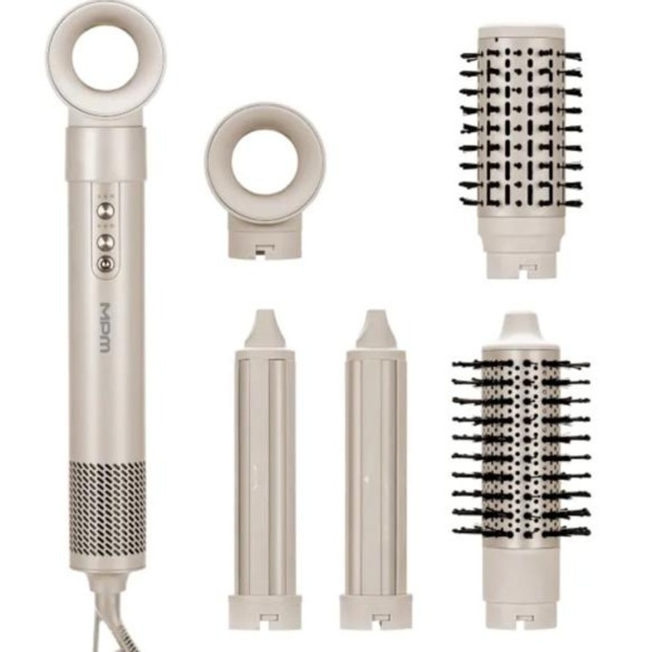 MPM MLW-27 forgószárító, 2 az 1-ben, 1400W, ionizációs funkció, bézs