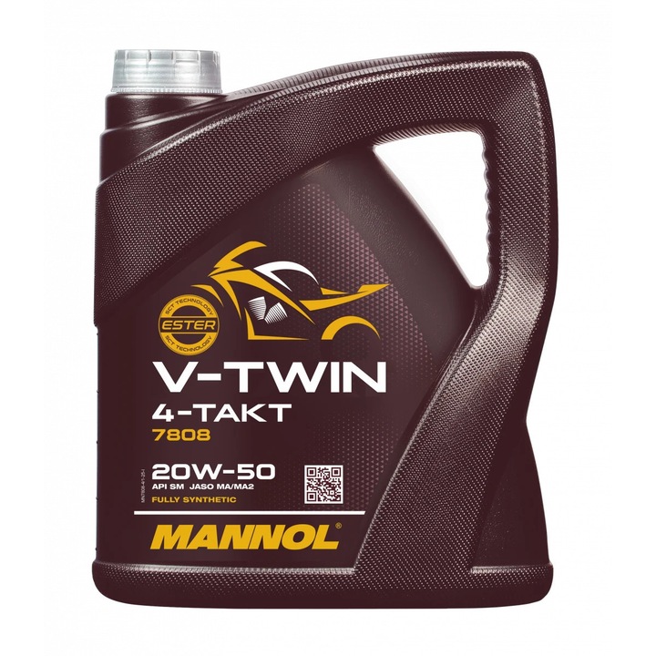 Ulei motociclete, 20w50 Mannol V-Twin, 4L
