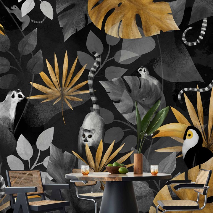 Vízálló fotótapéta - Boldog makik - 450 x 315 cm