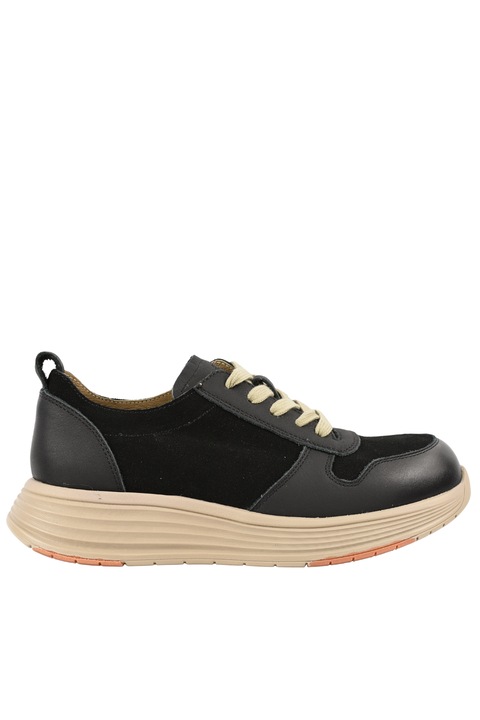 Pantofi sport, dama, ADA SHOES, 16-2 negru, piele naturala 39