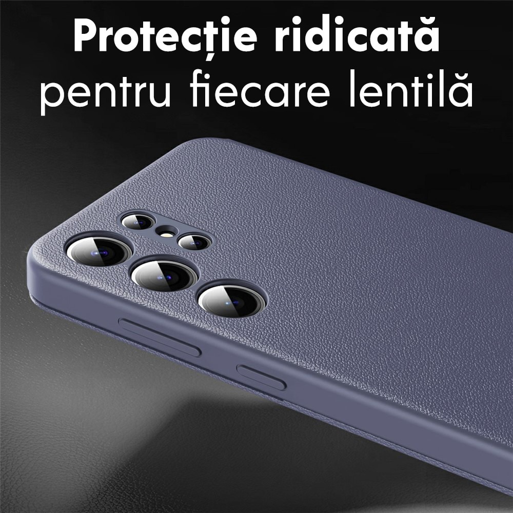 Husa pentru Samsung Galaxy S26 Ultra FlipSmart DaDen®, Functie Smart View, Suport carduri, Calitate Premium, Piele ecologica, Mov