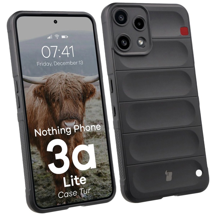 Калъф, Bizon Case Tur за Nothing Phone (3a) Lite, Черни