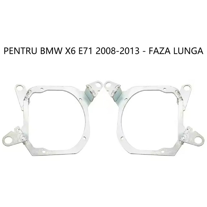 Set 2 rame adaptoare la lupe Hella G5 pentru BMW X6 E71 - pentru faza lunga - HPB-035