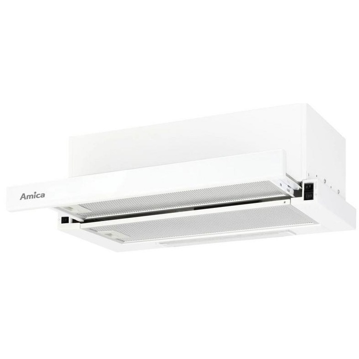 Hota Amica OTP5234W, 50cm, alb, iluminare LED, 3 viteze