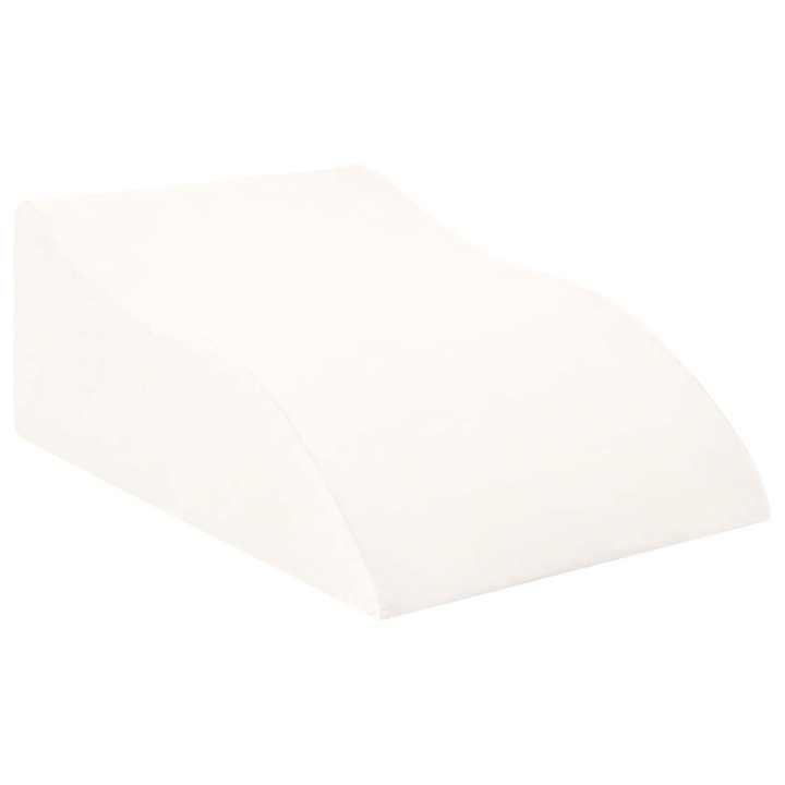 Pillow pentru vidaXL, Picioare Alb 68 x 41 x 24 cm Spuma PU