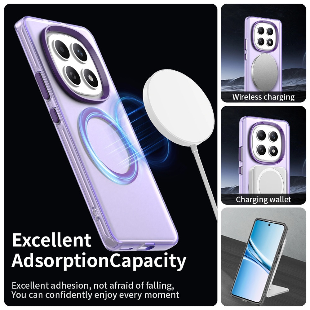 Husa premium pentru Xiaomi Redmi Note 15 4G, 5G VivaShell Fusion compatibila MagSafe, Anti-Shock - Protectie Avansata Display & Camera - Design Slim si Elegant - mov