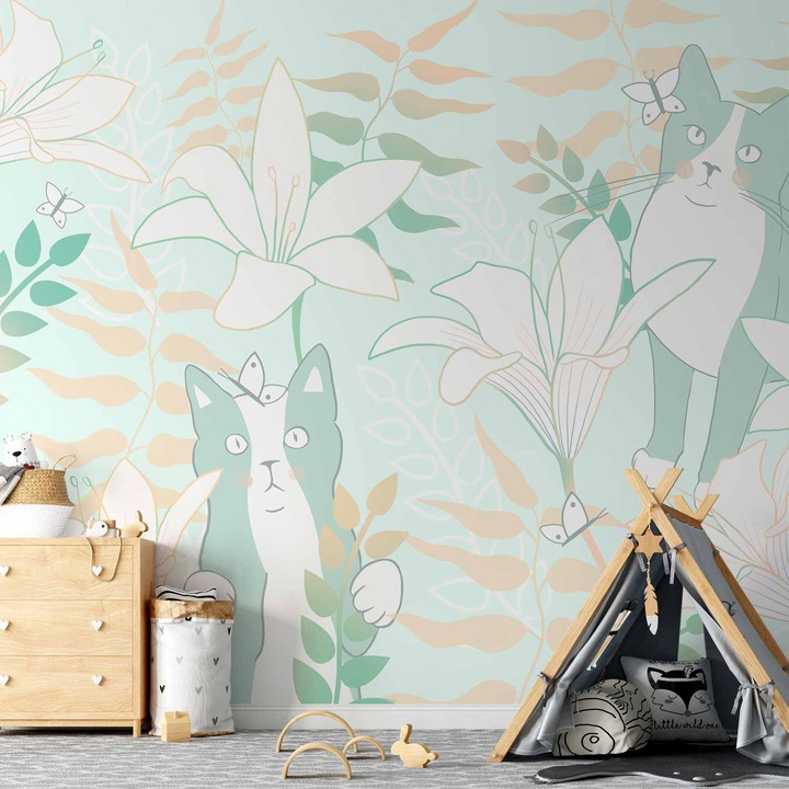 Fototapet Rezistent la apa - Cat Matters - 500 x 350 cm