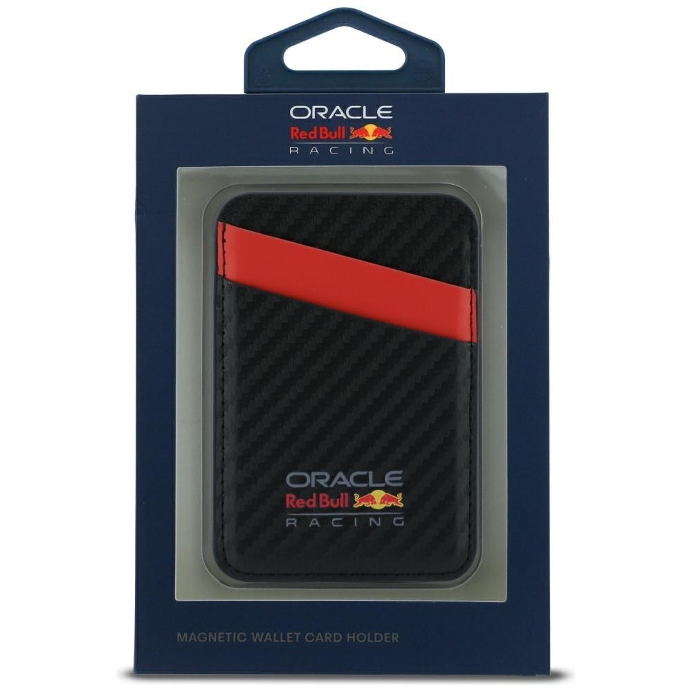Portofel Red Bull Carbon, Compatibil MagSafe, Negru