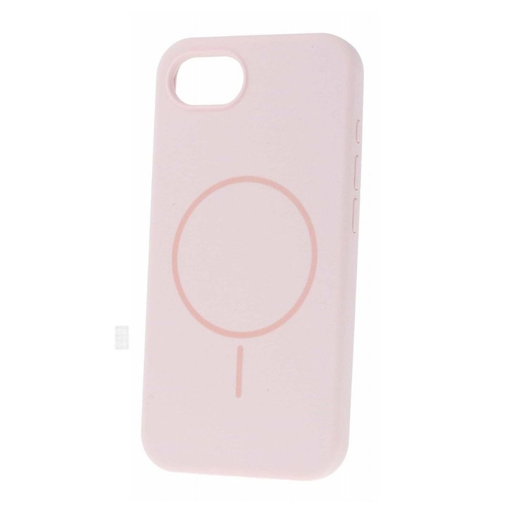 Husa din silicon Thin Mag pentru iPhone 16e, rezistenta, eleganta, Roz deschis