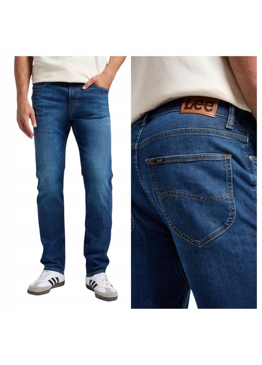 Blugi barbati Lee, X Slim, albastru