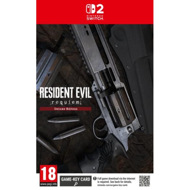 Joc Nintendo Switch 2 Resident Evil Requiem Edycja Deluxe, 5 costume, 4 skinuri arme