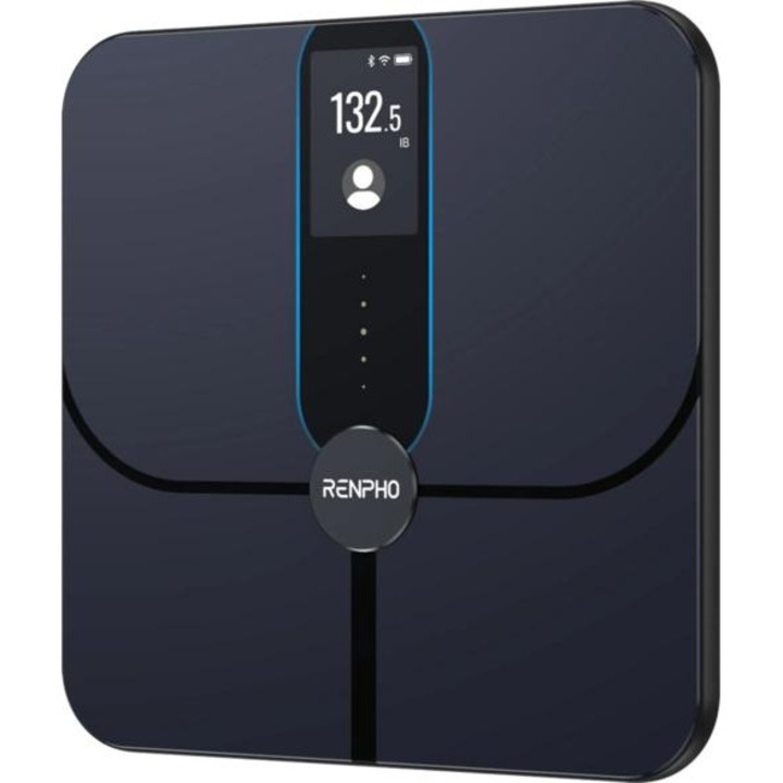 Cantar corporal inteligent Renpho Elis Nova, 18 parametrii, display TFT 3,5", negru