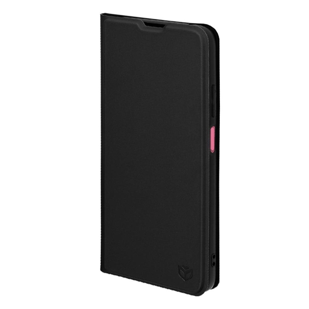 Husa Tip carte pentru Motorola Moto G57 Power / G67 Power DaDen® Magskin Book, Antisoc, Protectie completa spate-ecran, Buzunar card, Piele ecologica, Negru