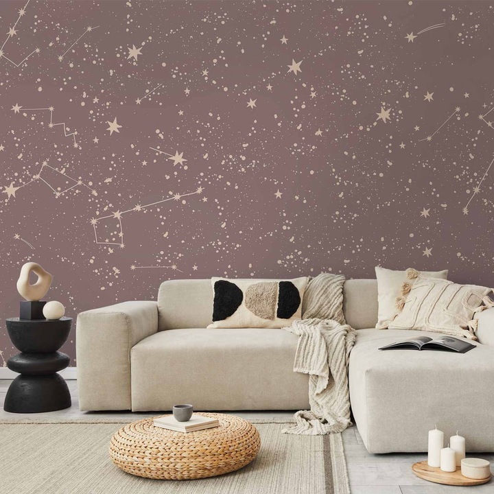Fotótapéta Artgeist Nopti Cer Pastelat Constellations 50x110cm