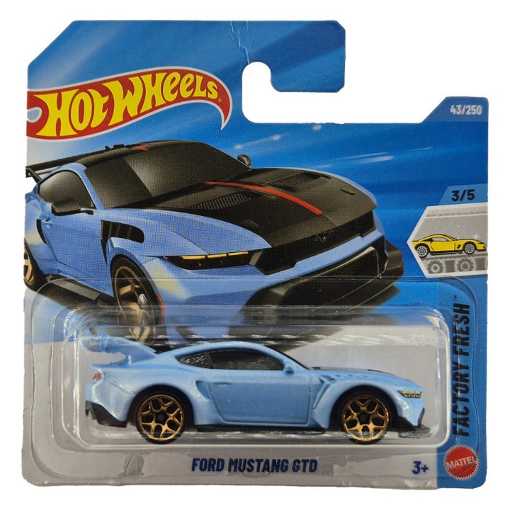 Hot Wheels Ford Mustang GTD - Factory Fresh 3/5 - 43/250 - Hot Wheels - 1:64