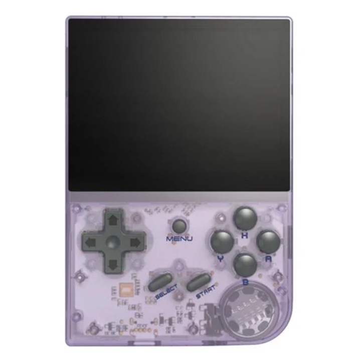 Konsola portabila Anbernic RG35XX, 3,5 inch, 1 GB RAM, violeta