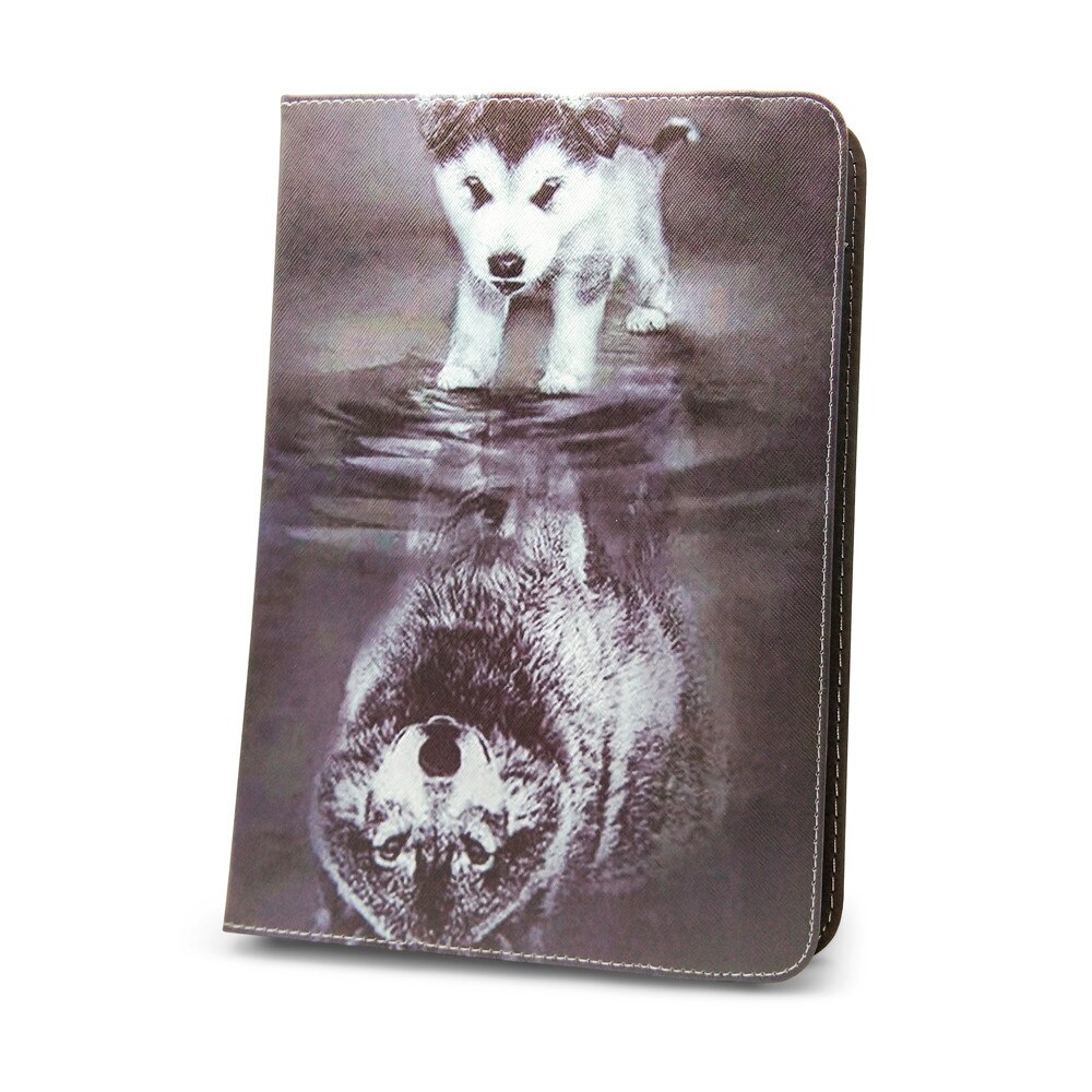 Husa tableta 9-11'', Little Wolf, L27xW20cm, multicolor